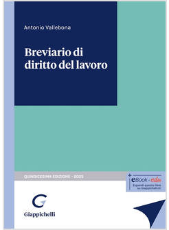 BREVIARIO DI DIRITTO DEL LAVORO