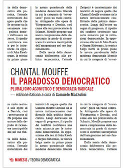 PARADOSSO DEMOCRATICO. PLURALISMO AGNOSTICO E DEMOCRAZIA RADICALE (IL)