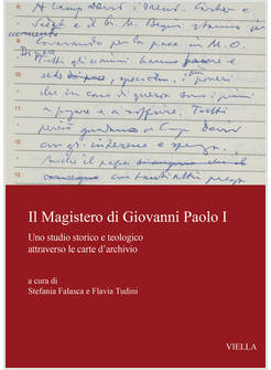 IL MAGISTERO DI GIOVANNI PAOLO I UNO STUDIO STORICO E TEOLOGICO