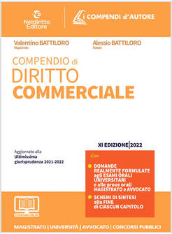 COMPENDIO DI DIRITTO COMMERCIALE AGGIORNATO ALLA GIURISPRUDENZA 2021 - 2022