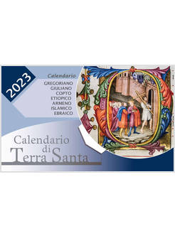 CALENDARIO DI TERRA SANTA 2023