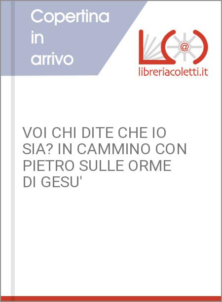 VOI CHI DITE CHE IO SIA? IN CAMMINO CON PIETRO SULLE ORME DI GESU'