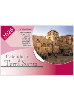CALENDARIO DI TERRA SANTA 2026