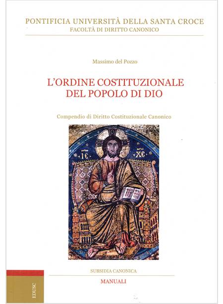 L'ORDINE COSTITUZIONALE DEL POPOLO DI DIO