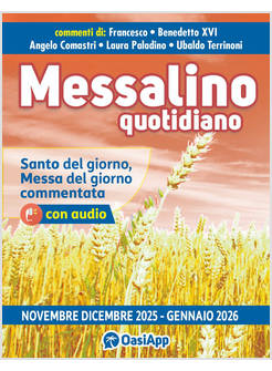 MESSALINO QUOTIDIANO NOVEMBRE-DICEMBRE 2025-GENNAIO 2026