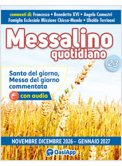 MESSALINO QUOTIDIANO NOVEMBRE-DICEMBRE 2026-GENNAIO 2027