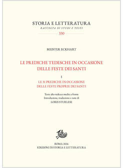 PREDICHE TEDESCHE IN OCCASIONE DELLE FESTE DEI SANTI (LE). VOL. 1: LE 31 PREDICH