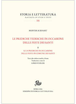 PREDICHE TEDESCHE IN OCCASIONE DELLE FESTE DEI SANTI (LE). VOL. 2: LE 25 PREDICH