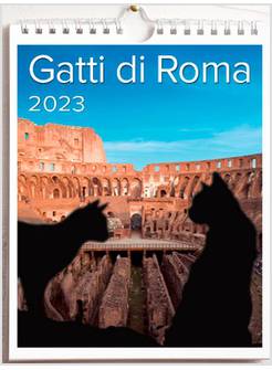 CALENDARIO MEDIO GATTI DI ROMA CM 16 x 17