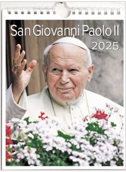 CALENDARIO DA MURO SAN GIOVANNI PAOLO II 2025 CM 16,5 X 21