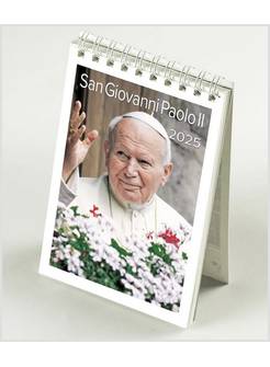 CALENDARIO DA TAVOLO SAN GIOVANNI PAOLO II 2025 CM 9 X 13