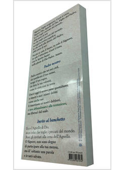 CONFEZIONE DA 50 PEZZI CARTONCINI PLASTIFICATI PREGHIERE MESSALE CEI 2020