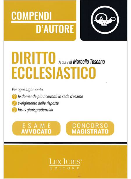 COMPENDIO DIRITTO ECCLESIASTICO 2023