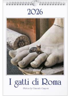 I GATTI DI ROMA CALENDARIO 2026 CM 34 X 24