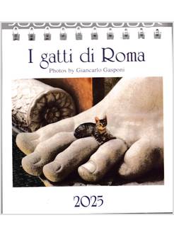 CALENDARIO DA TAVOLO GATTI DI ROMA CM 9 X 13