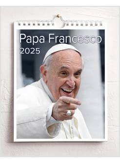 CALENDARIO DA MURO PAPA FRANCESCO 2025 CM 16,5 X 21