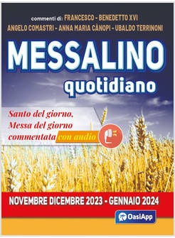 MESSALINO QUOTIDIANO NOVEMBRE-DICEMBRE 2023-GENNAIO 2024