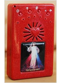 ROSARIO ELETTRONICO ROSSO ITALIANO + CORONCINA