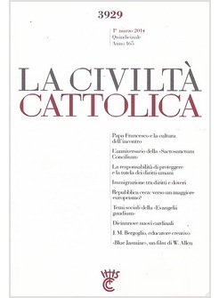 LA CIVILTA' CATTOLICA 3929 1 MARZO 2014