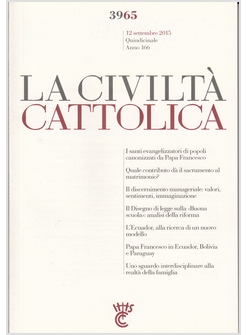 LA CIVILTA' CATTOLICA 3965