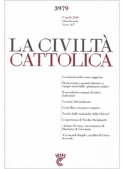 LA CIVILTA' CATTOLICA 3979 9 APRILE 2016