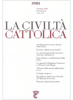 LA CIVILTA' CATTOLICA 3983 GIUGNO 2016