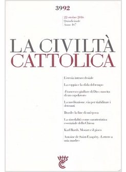 LA CIVILTA' CATTOLICA 3992  22-10-2016. L'ERESIA INTRAECCLESIALE