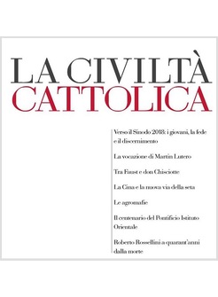 LA CIVILTA' CATTOLICA 4014 16 SETTEMBRE - 7 OTTOBRE 2017