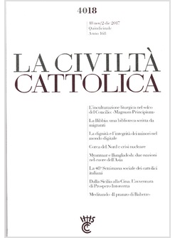 LA CIVILTA' CATTOLICA 4018 18 NOV/ 2 DIC 2017