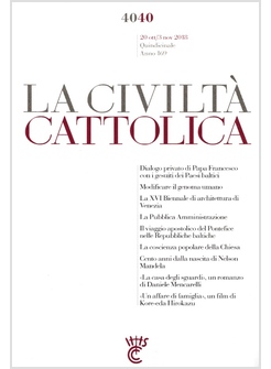 LA CIVILTA' CATTOLICA 4040 20 OTT / 3 NOV 2018