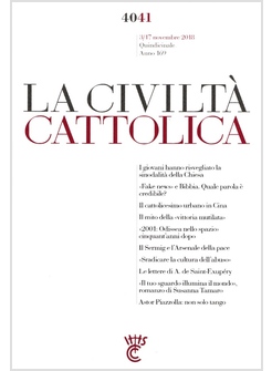 LA CIVILTA' CATTOLICA 4041 3/17 NOVEMBRE 2018  