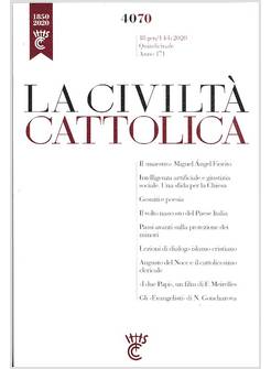 LA CIVILTA' CATTOLICA 4070 18 GEN / 1 FEB 2020 