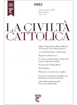 LA CIVILTA' CATTOLICA 4085 5/19 SETTEMBRE 2020