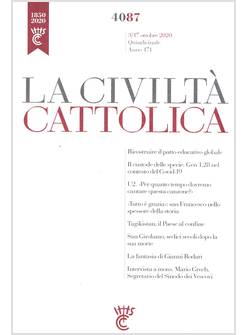 LA CIVILTA' CATTOLICA 4087 3/17 OTTOBRE 2020