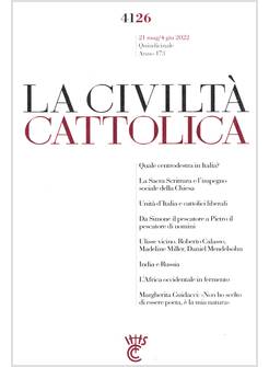 LA CIVILTA' CATTOLICA 4126 21 MAG/4 GIU 2022 INDIA E RUSSIA
