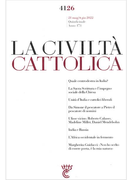 LA CIVILTA' CATTOLICA 4126 21 MAG/4 GIU 2022 INDIA E RUSSIA