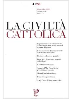 LA CIVILTA' CATTOLICA 4128 18 GIU/2 LUG 2022 IL PROBLEMA DELL'ACQUA