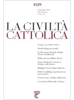 LA CIVILTA' CATTOLICA 4129 PERCHE' IL PAPA IN CANADA?