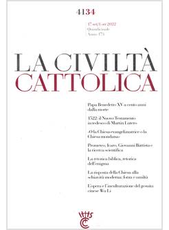 LA CIVILTA' CATTOLICA 4134  17 SET/1 OTT 2022  