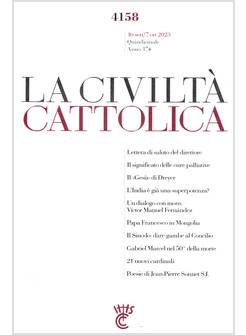 LA CIVILTA' CATTOLICA 4158  16 SETT/7OTT 2023  21 NUOVI CARIDNALI