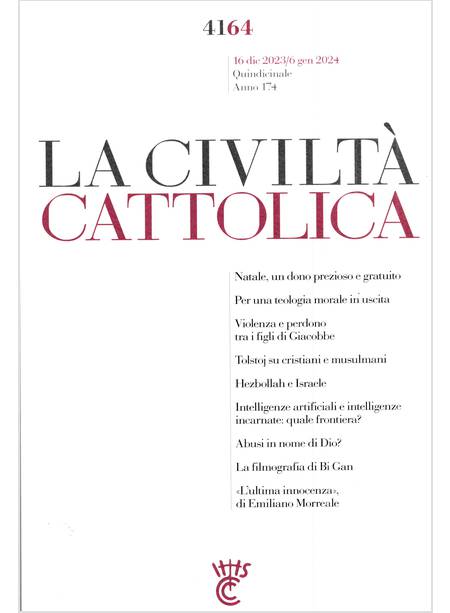 LA CIVILTA' CATTOLICA 4164 16 DIC 2023/6 GEN 2024 HEZBOLLAH E ISRAELE