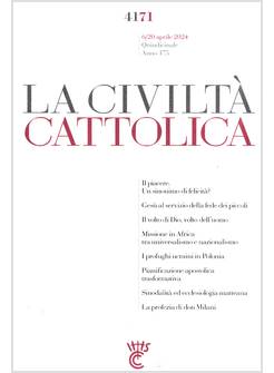 LA CIVILTA' CATTOLICA 4171 6/20 APRILE 2024 SINODALITA' E ECCLESIOLOGIA MATTEANA