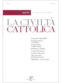 LA CIVILTA' CATTOLICA 4192 APRILE 2025 INDULGENZE E GIUBILEO