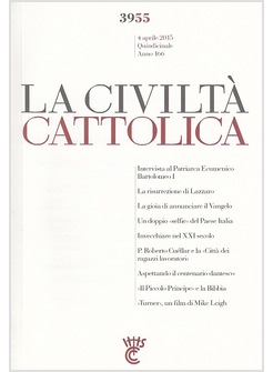 LA CIVILTA' CATTOLICA 3955 DEL 4 APRILE 2015 