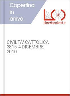 CIVILTA' CATTOLICA 3815 4 DICEMBRE 2010