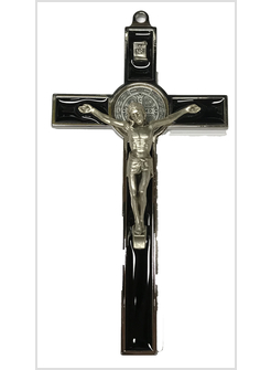 CROCE S. BENEDETTO NIKEL CM 13,5 SMALTATA NERO