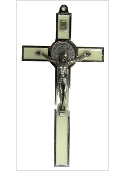 CROCE S. BENEDETTO NIKEL CM 20 SMALTATA FLUORESCENTE