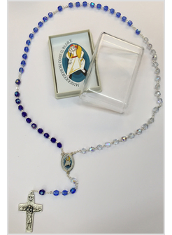 ROSARIO DEL GIUBILEO DELLA MISERICORDIA CON CRISTALLI 6 MM