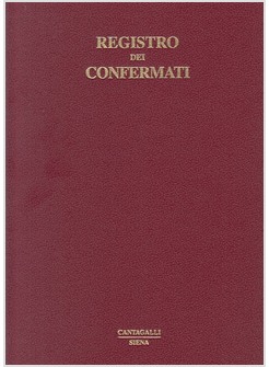 REGISTRO DEI CONFERMATI