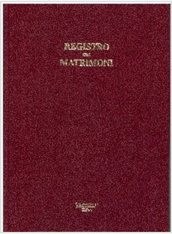 REGISTRO DEI MATRIMONI
